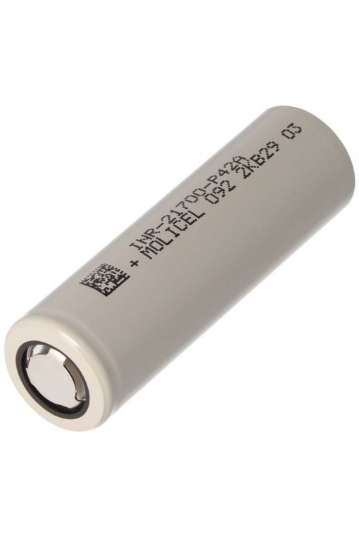 Molicel INR-21700-P42A - 3.7V 4000 Mah Li-Ion Şarjlı Pil 45A