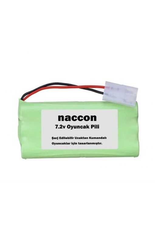 Naccon 7.2V 1000mAh Ucuca Tamiya Soketli Şarjlı Oyuncak Pili 6lı AA Kalem Pilli