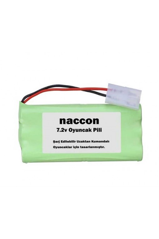 Naccon 7.2V 1300mAh Tamiya Soket Şarjlı Oyuncak Pili 6xAA Kalem Pilli