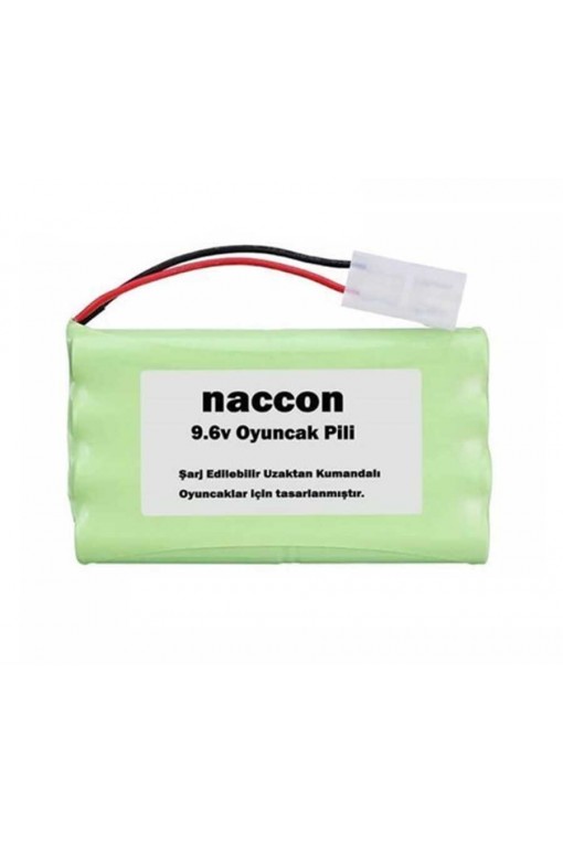 Naccon 9.6V 1300mAH Tamiya Soketli Şarjlı Oyuncak Pili AA Kalem Pilli
