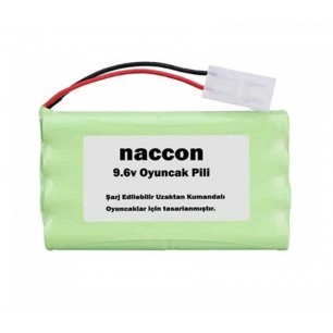 Naccon 9.6V 2700mAh Tamiya Soketli Şarjlı Oyuncak Pili AA Kalem Pilli Naccon 9.6V 2700mAh Tamiya Soketli Şarjlı Oyuncak Pili AA Kalem Pilli
