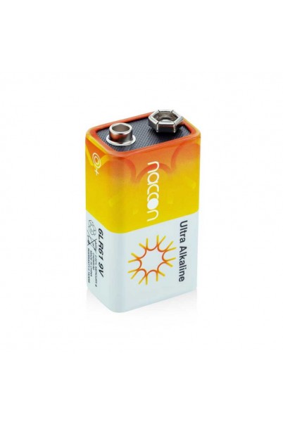 Naccon 9V Alkaline Kare Pil 6LR61 Naccon 9V Alkaline Kare Pil 6LR61
