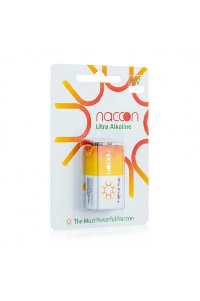 Naccon 9V Alkaline Kare Pil 6LR61 Naccon 9V Alkaline Kare Pil 6LR61