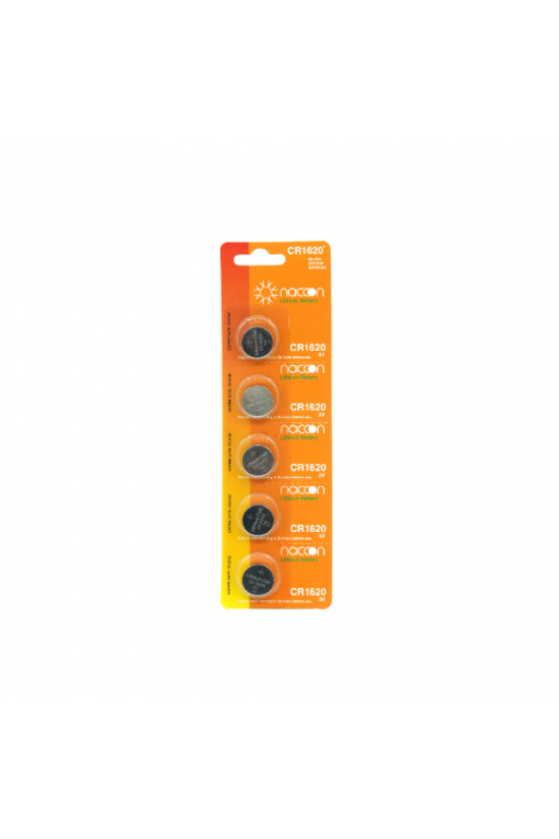 Naccon CR1620 3V Lityum Pil 5'li Paket Naccon CR1620 3V Lityum Pil 5'li Paket