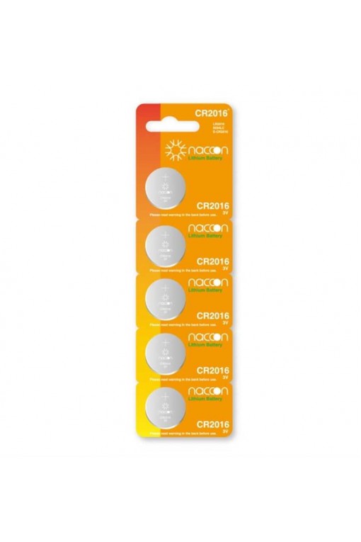 Naccon CR2016 3V Lityum Pil 5'li Paket
