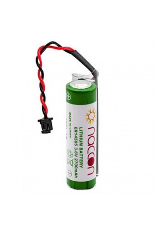 Naccon ER6V AA 3.6v Lityum CNC PLC Pili Siyah Soket Naccon ER6V AA 3.6v Lityum CNC PLC Pili Siyah Soket