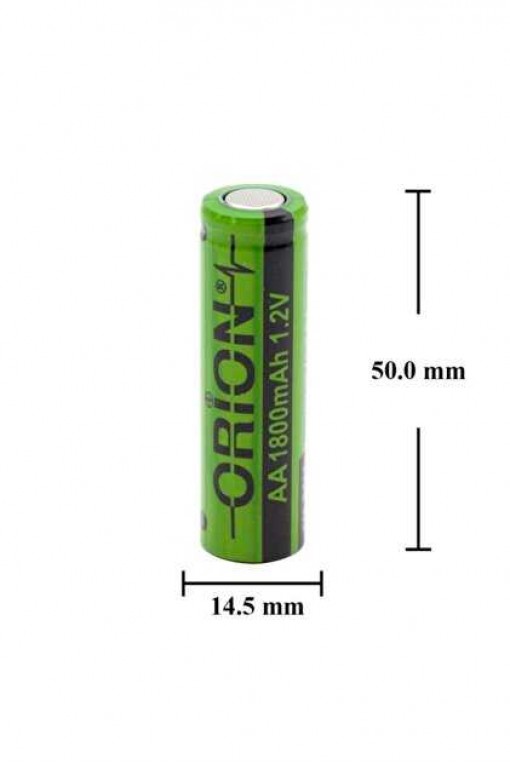 Orion 1.2V AA 1800mAh Ni-MH Şarjlı Kalem Pil Şarj Edilebilir Pil