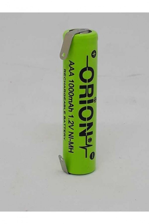 Orion 1.2V AAA 1000mAh Ni-MH Puntolu Şarj Edilebilir  Batarya Pili