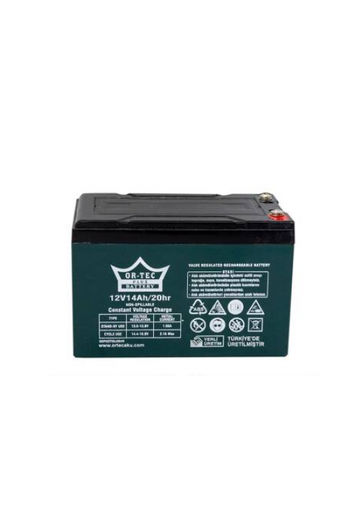 Ortec 12v 14Ah Elektrikli Bisiklet Jel Akü 