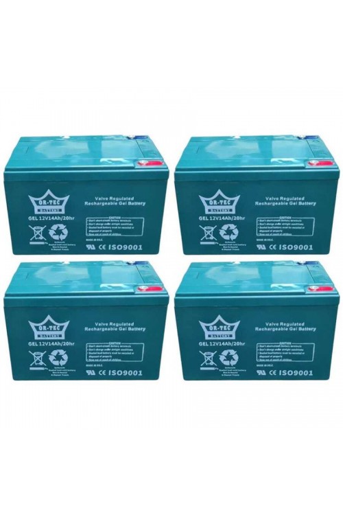 Yuki Yk-42 - Yk-51 Ortec 12V 14AH Motorsiklet Jel Akü 4'lü Set Yuki Yk-42 - Yk-51 Ortec 12V 14AH Motorsiklet Jel Akü 4'lü Set