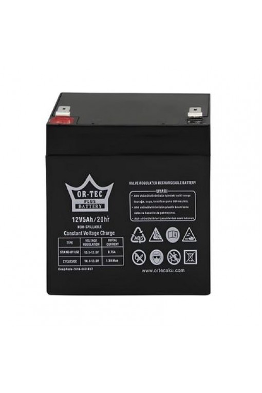 Ortec 12v 5Ah Bakımsız Kuru Akü Ortec 12v 5Ah Bakımsız Kuru Akü