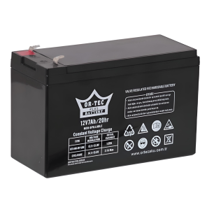 Ortec 12V 7Ah Bakımsız Kuru Tip Akü