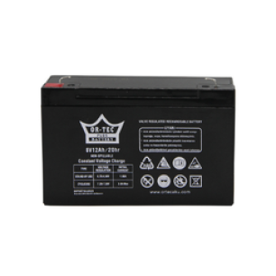 Ortec 6V 12 Ah Bakımsız Kuru Akü