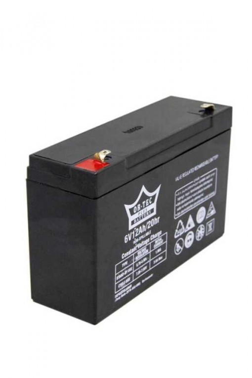 Ortec 6V 12 Ah Bakımsız Kuru Akü Ortec 6V 12 Ah Bakımsız Kuru Akü