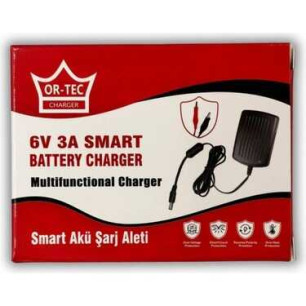 Ortec 6V 3Ah Akü Şarj Cihazı Ortec 6V 3Ah Akü Şarj Cihazı