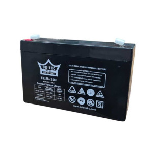 Ortec 6V 7AH Bakımsız Kuru Akü