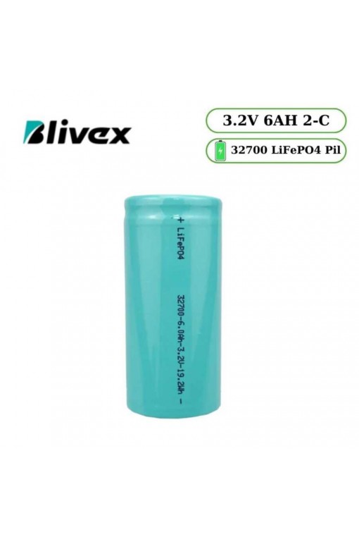 ORTEC LİTHİUM BLIVEX 32700 6AH 2C PİL ORTEC LİTHİUM BLIVEX 32700 6AH 2C PİL