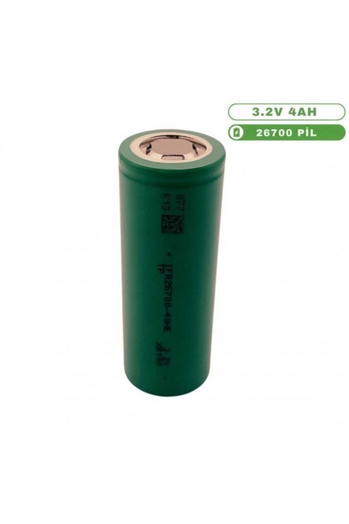 ORTEC LİTHİUM IFR 26700 4AH PİL ORTEC LİTHİUM IFR 26700 4AH PİL