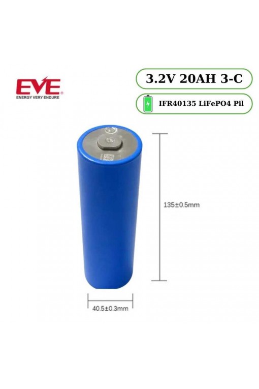 ORTEC LİTHİUM LFP 40140 20 AH 3C PİL ORTEC LİTHİUM LFP 40140 20 AH 3C PİL