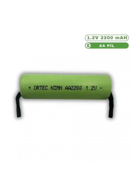 ORTEC NIMH AA 2200 MAH 1.2V-PUNTALI ORTEC NIMH AA 2200 MAH 1.2V-PUNTALI