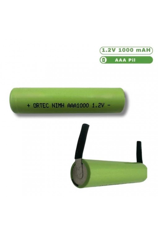 ORTEC NIMH AAA 1000 MAH 1.2V-PUNTALI ORTEC NIMH AAA 1000 MAH 1.2V-PUNTALI