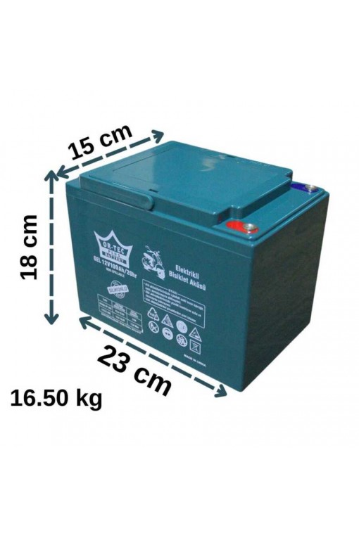 Ortec Plus 12V 100AH Elektrikli Motosiklet Aküsü Ortec Plus 12V 100AH Elektrikli Motosiklet Aküsü