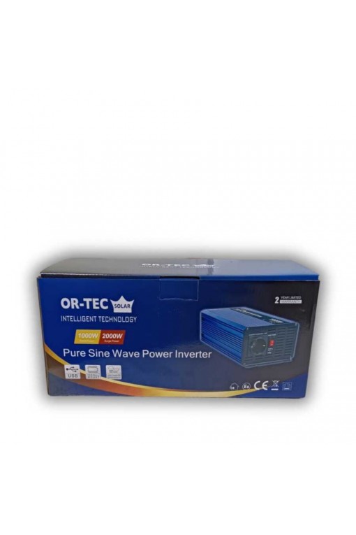 Ortec Solar 12 Volt 1000 Watt Tam Sinüs İnverter Ortec Solar 12 Volt 1000 Watt Tam Sinüs İnverter
