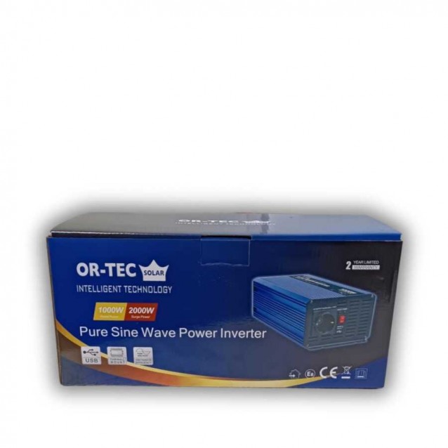 Ortec Solar 12 Volt 1000 Watt Tam Sinüs İnverter