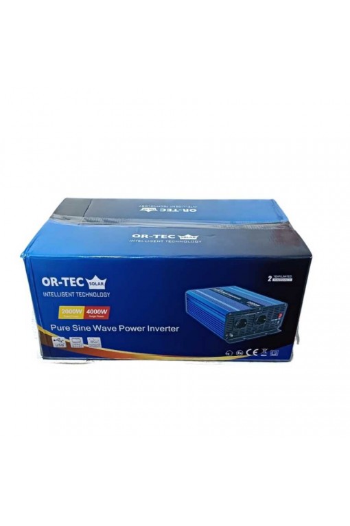 Ortec Solar 12 Volt 2000 Watt Tam Sinüs İnverter Ortec Solar 12 Volt 2000 Watt Tam Sinüs İnverter