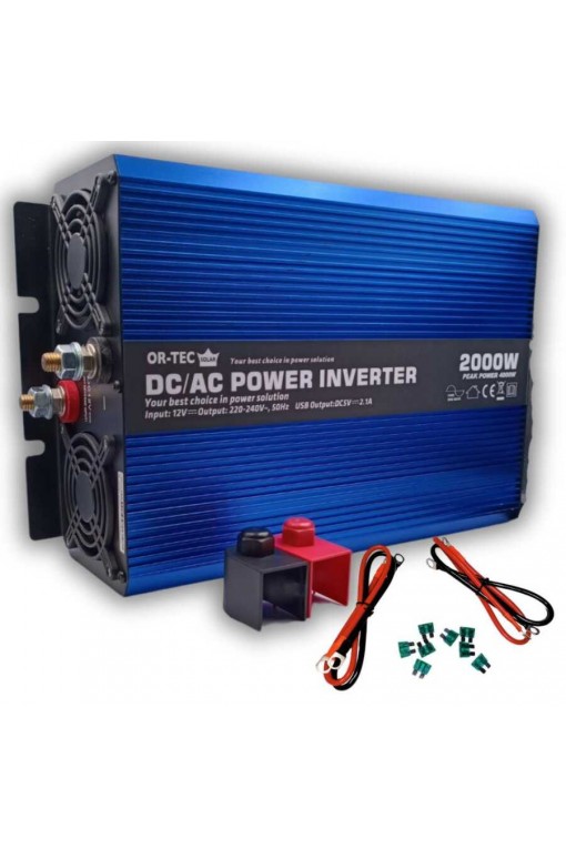 Ortec Solar 12 Volt 2000 Watt Tam Sinüs İnverter