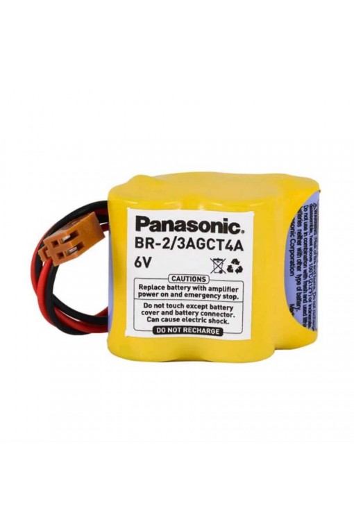 Panasonic BR-2/3AGCT4A 6V Lityum Kahverengi Soketli Pil Panasonic BR-2/3AGCT4A 6V Lityum Kahverengi Soketli Pil