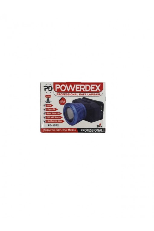 Powerdex PD-1572 20 Watt Profesyonel Sensörlü Kafa Feneri