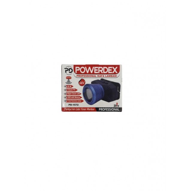 Powerdex PD-1572 20 Watt Profesyonel Sensörlü Kafa Feneri