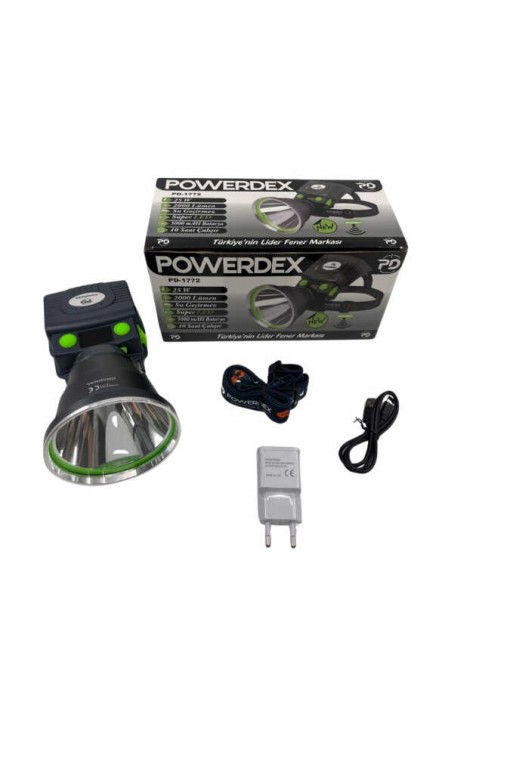 Powerdex PD-1772 25 Watt 2000 Lümen Profesyonel Sensörlü Kafa Feneri Powerdex PD-1772 25 Watt 2000 Lümen Profesyonel Sensörlü Kafa Feneri
