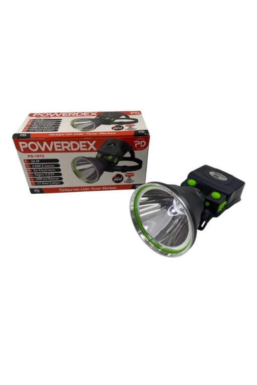 Powerdex PD-1872 30 Watt 2400 Lümen Profesyonel Sensörlü Kafa Feneri Powerdex PD-1872 30 Watt 2400 Lümen Profesyonel Sensörlü Kafa Feneri