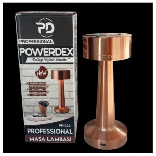 POWERDEX PD-222 Ledli USB Şarjlı Dokunmatik Yuvarlak Masa Lambası