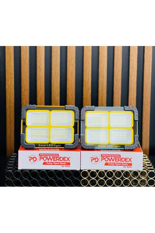 Powerdex PD-5050 Profesyonel Projektör Modlu Çakar Işıklı Güneş Enerjili El Feneri Powerdex PD-5050 Profesyonel Projektör Modlu Çakar Işıklı Güneş Enerjili El Feneri