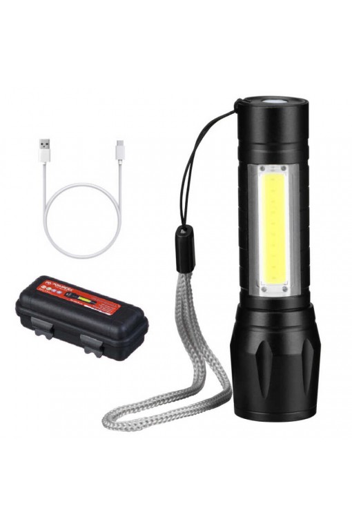 Powerdex PD-5568 Plus USB Şarjlı Mini El Feneri Powerdex PD-5568 Plus USB Şarjlı Mini El Feneri