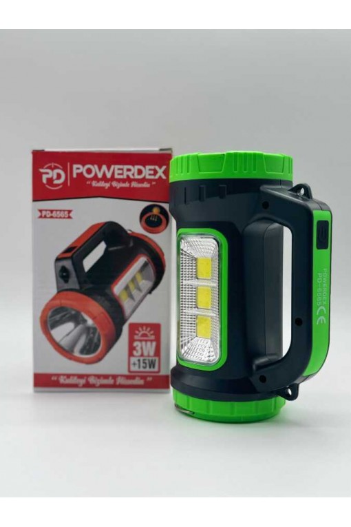 Powerdex PD-6565 El Feneri Kamp Lambası Powerdex PD-6565 El Feneri Kamp Lambası