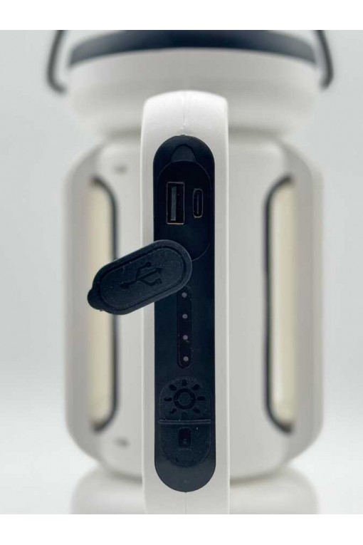 Powerdex PD-8585 Çift Işıklı Solar Şarjlı El Feneri ve Kamp Lambası