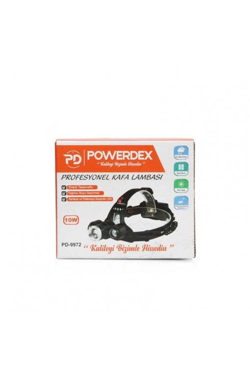 Powerdex PD-9972 10W Profesyonel Şarjlı Kafa Lambası Powerdex PD-9972 10W Profesyonel Şarjlı Kafa Lambası