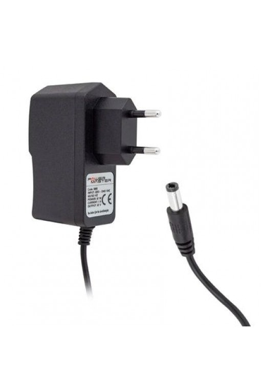 Powermaster 12 V 1 A Priz Tip Plastik Kasa Adaptör 5.5-2.5 Uç