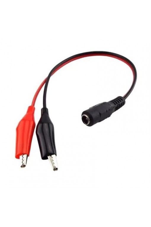 Powermaster 5.5x2.5mm Dişi To Krokodil Çevirici 25Cm Kablo PM-22974