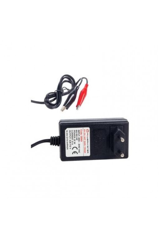 Powermaster 6 Volt 2 Amper Akü Şarj Aleti Krokodil Uçlu Powermaster 6 Volt 2 Amper Akü Şarj Aleti Krokodil Uçlu