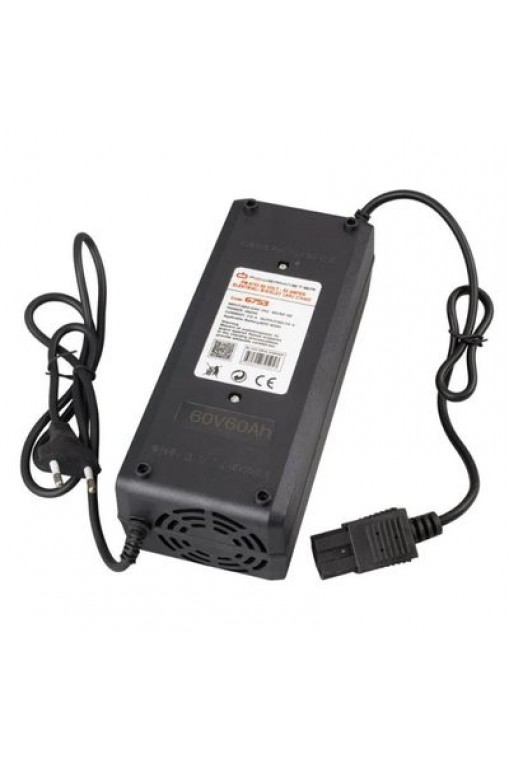 Powermaster PM-6753 60 Volt - 60 Amper Elektrikli Bisiklet Şarj Cihazı Powermaster PM-6753 60 Volt - 60 Amper Elektrikli Bisiklet Şarj Cihazı