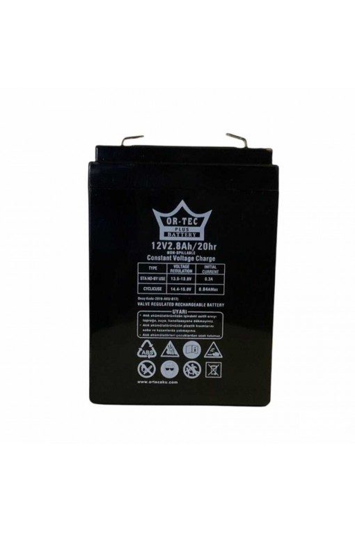 Premier 12v 2.8AH Ortec Marka Şarjlı Süpürge Aküsü Premier 12v 2.8AH Ortec Marka Şarjlı Süpürge Aküsü