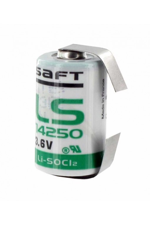 Saft LS14250 Puntalı 3.6V Lityum Şarj Olmayan Pil Saft LS14250 Puntalı 3.6V Lityum Şarj Olmayan Pil