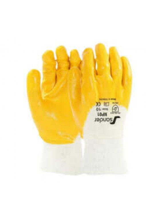 Sandei Sarı Nitril Eldiven NP01 Sandei Sarı Nitril Eldiven NP01