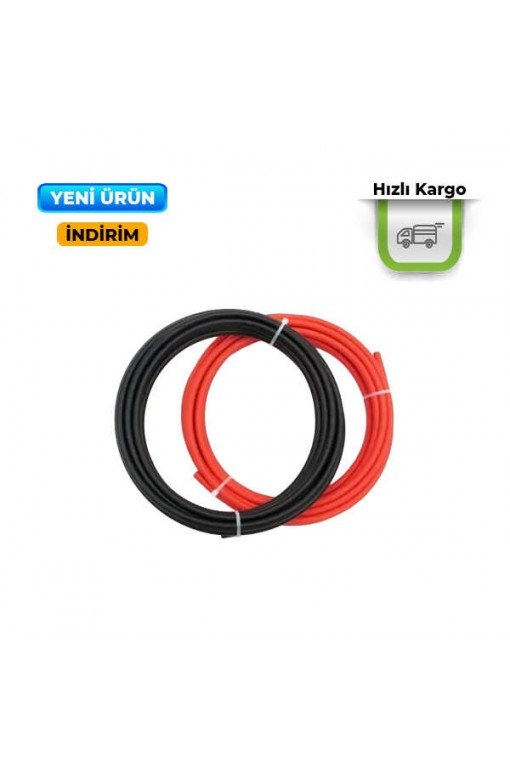 Solar kırmızı-siyah kablo (1 metre) Solar kırmızı-siyah kablo (1 metre)