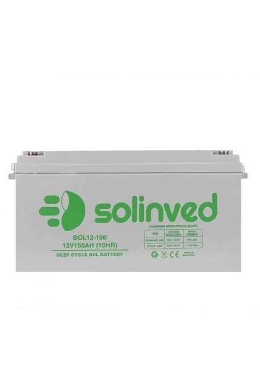 SOLİNVED 12V 150AH JEL AKÜ SOLİNVED 12V 150AH JEL AKÜ